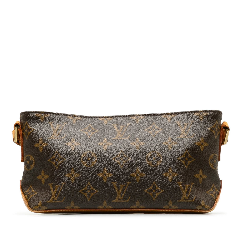 Unisex Trotteur (Good) Pre-Owned Brown Bag Canvas Monogram Authenticated Crossbody