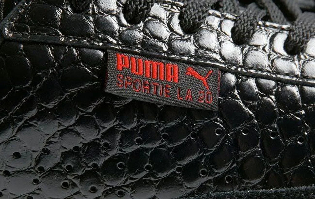 MEN WOMEN 7 5.5 SHOES SPORTIE LA. / SKIN UNISEX BLACK CROCODILE NEW MATCH