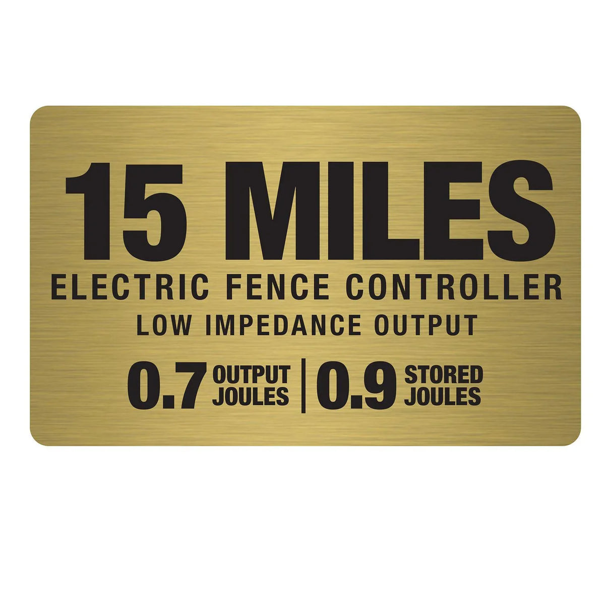 0.7 American Low Joule Fence FarmWorks Impedance 15-Mile Charger Electric AC-Powered