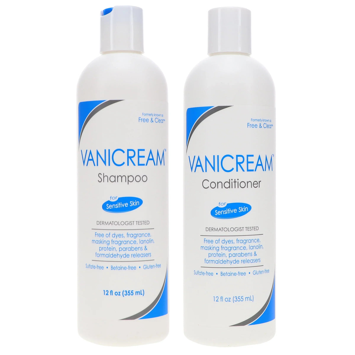 Shampoo oz Conditioner Pack & 12 Combo 12 oz Vanicream