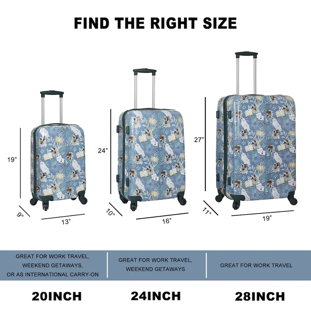 3-Piece Set Harry 4-Wheel Potter Luggage