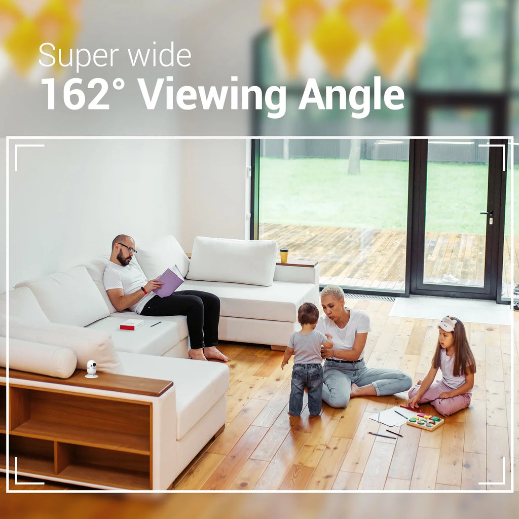 Storage Camera Sound CapsuleCam with Wide Pro Super Audio, Vision, Camera Security HD Indoor Local with Way Free 2 & Night Motion Angle, Phone Bosma Baby Detection, Monitor, Color 162° WiFi 1080p app,