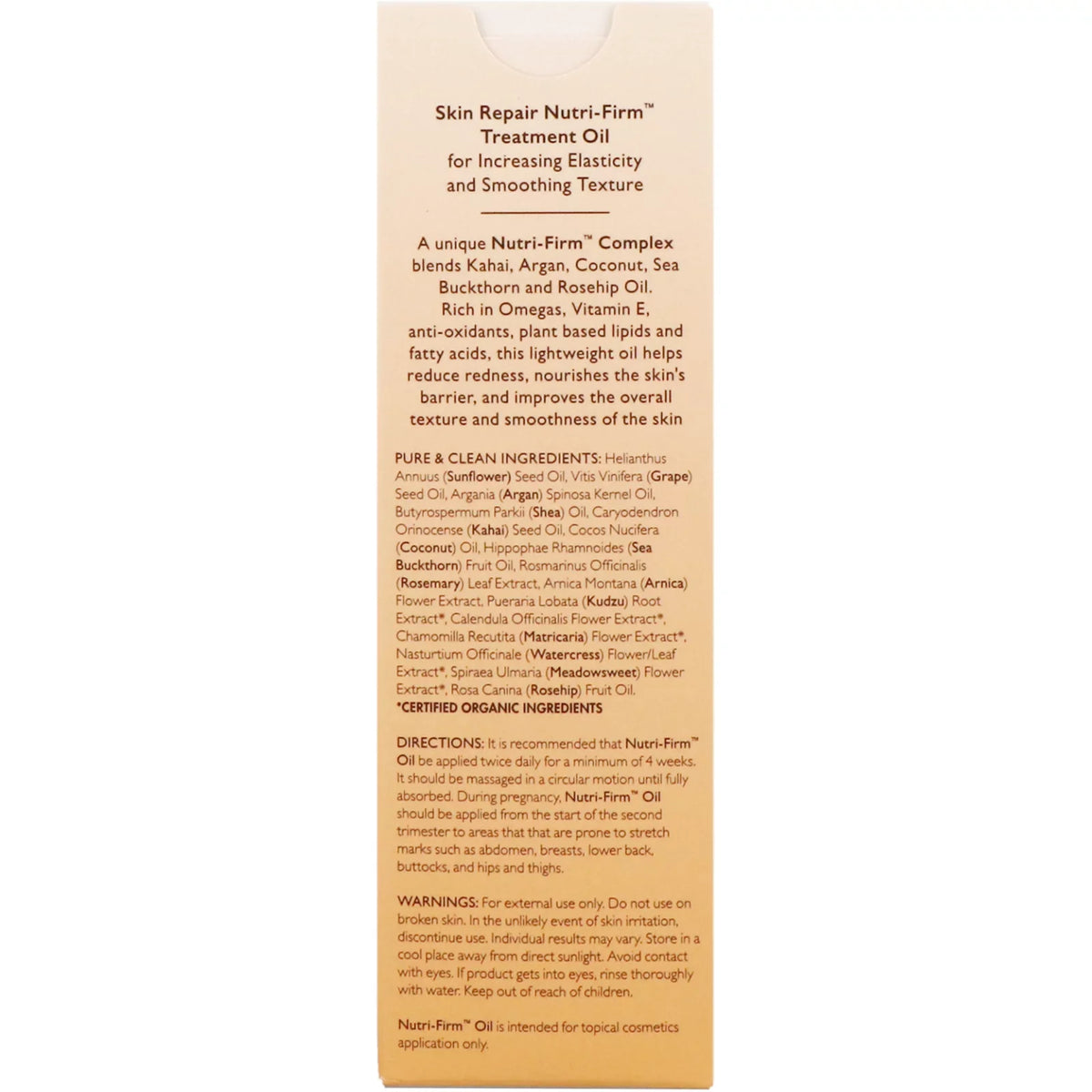 Firm Skin for Mark Stretch Treatment Repair Babo Botanicals Sensitive Oil 3.4 Nutri Oz Free, Skin, Fragrance