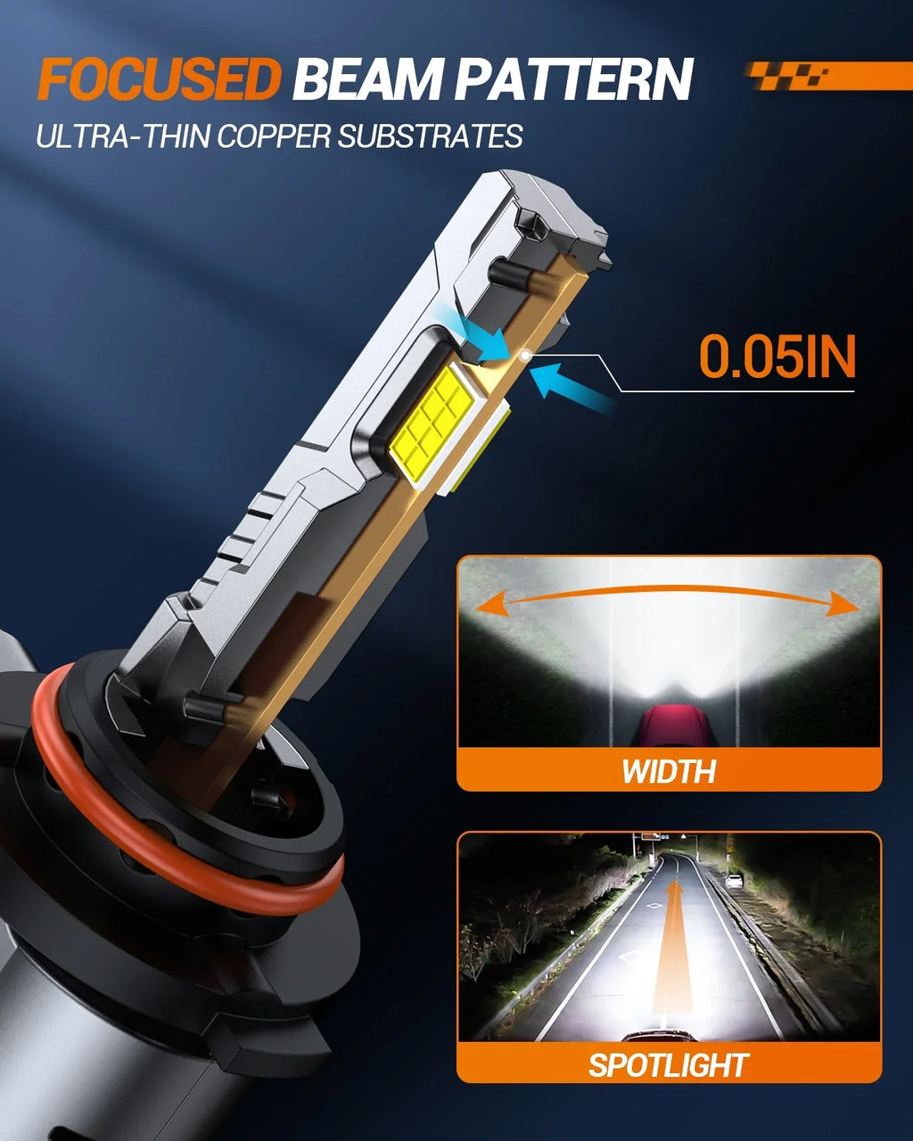 White, H8 H9 LED 6500K HB3 30000LM Combo, Bulbs H11 9005 Sealight Bulbs LED Cool Light