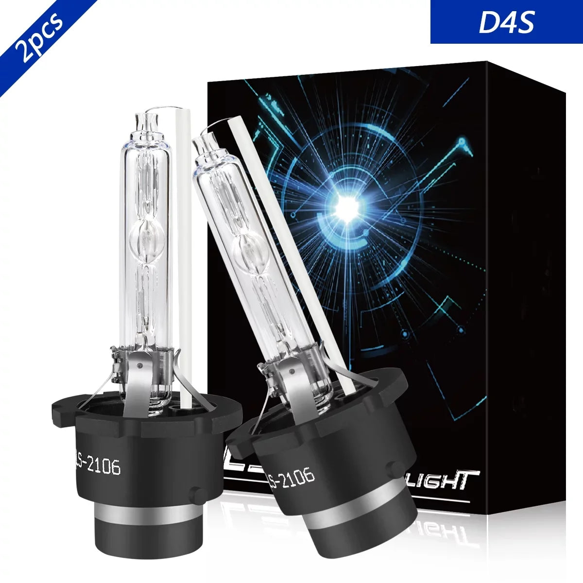 Bulbs HID White Xenon Subaru D4S Headlamp Headlight Low 2015-2017 for 6000K Beam Outback 2pcs