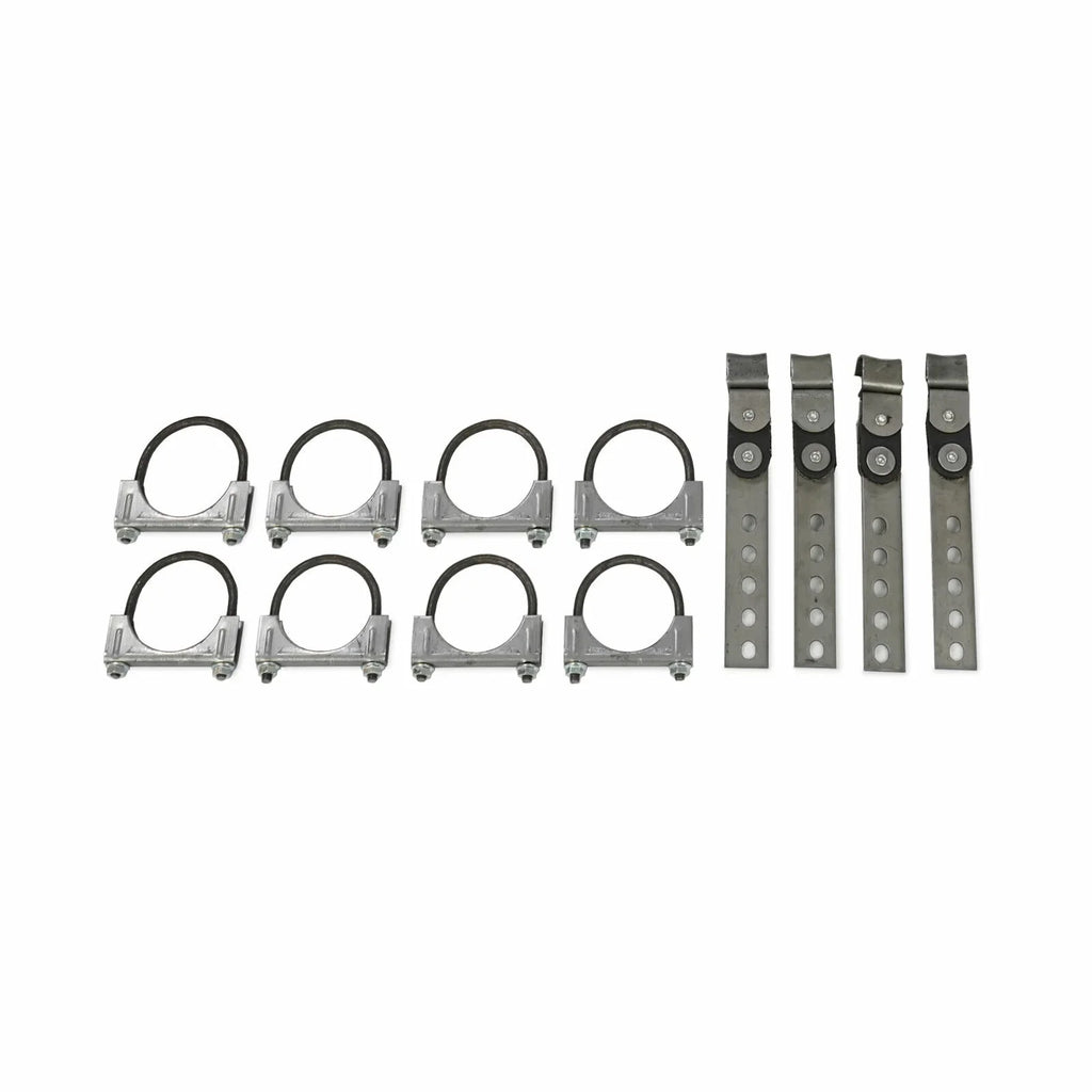 Car Kit Rear No 62-74 Exit B Exhaust Mopar Tips Body Dual Muffler 2.5" No