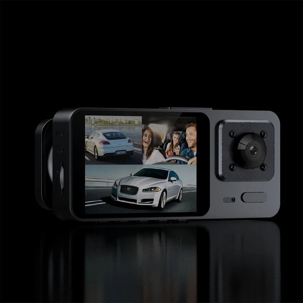 Cam Onemayship Camera Rear Lens DVR 3 Dash Recorder Inside G-Sensor Front 1080P Video Car