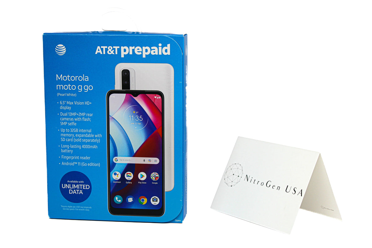 XT2163-7 - Go Smartphone 6.5" White- 32GB/2GB 4G Android Moto Motorola G