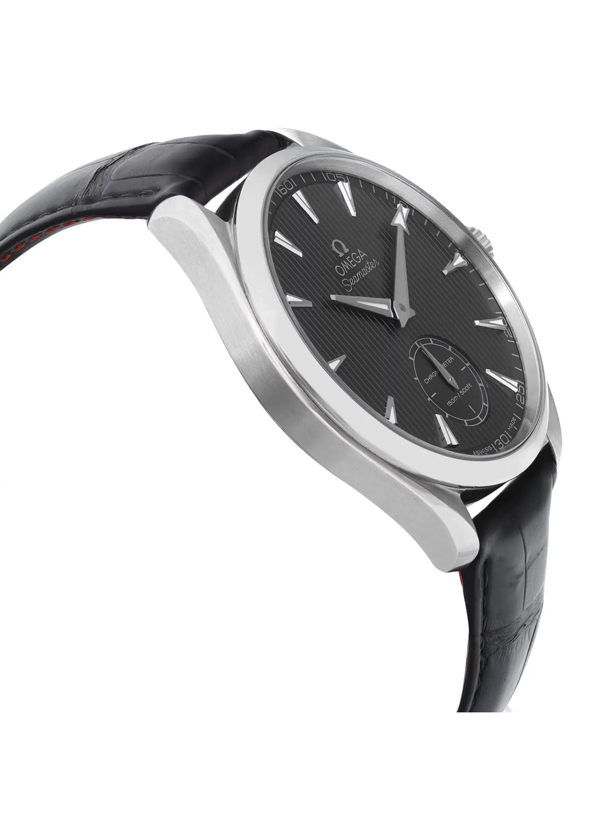 Manual XXL Steel Wind Railmaster Aqua Terra Omega Mens Watch 231.13.49.10.06.001