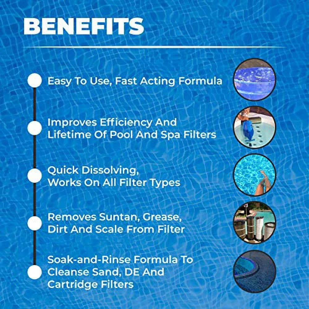 Leisure Cleaning AquaDoc can Cleaner Tub Spa Use Cleaner Soak and 32oz Hot You Jacuzzi Solution Spa Filter HotTub Filter Soak. Your Enjoy for to Filter & so MAV Cartridges. Time Easy Cleaner