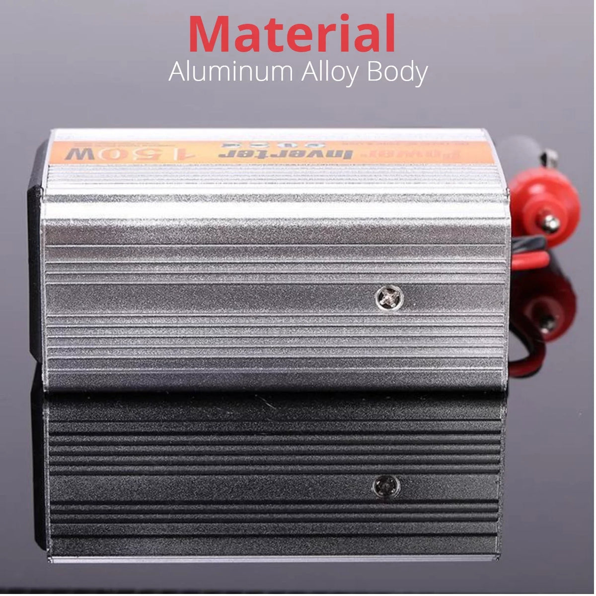 USB Universal to Power DC Socket Charger w/ Protection 110V Fan/Overload 12V 150W Car Inverter Adapter AC Cooling