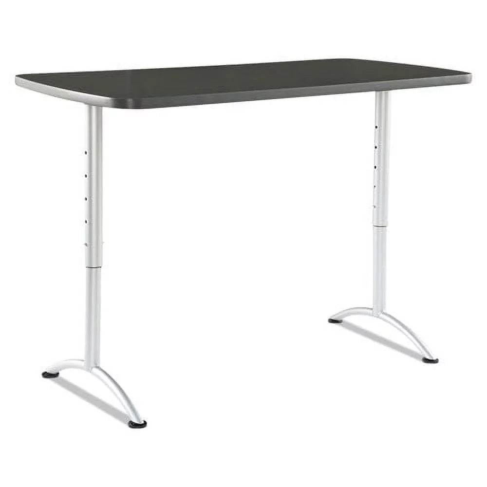 in. 30 in. ARC Rectangular Table 30 60 - x Height in. Adjustable x 42 - Graphite/Silver