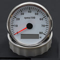 Meter Tachometer Geloo Gauge Marine Hour Waterproof Tachometer 85mm Boat 0-8000RPM
