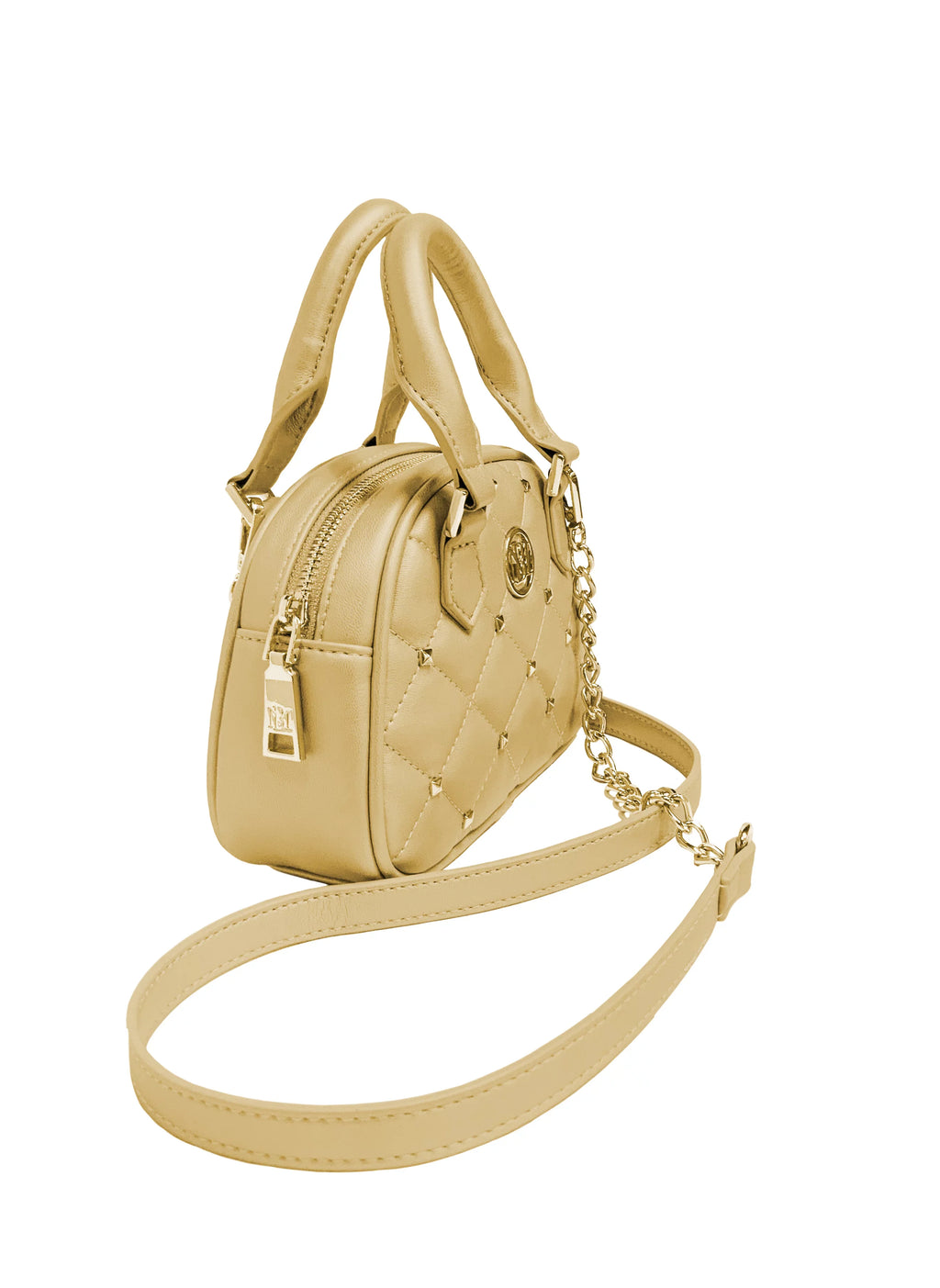 Metallic Crossbody Bag Badgley Dome Gold Mischka
