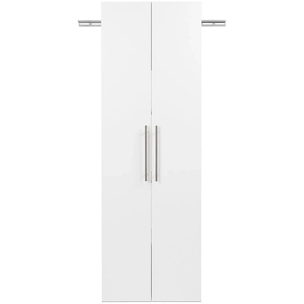 White Wall Cabinet Row Garage Mounted Piece Large Set 72" Pemberly in 3