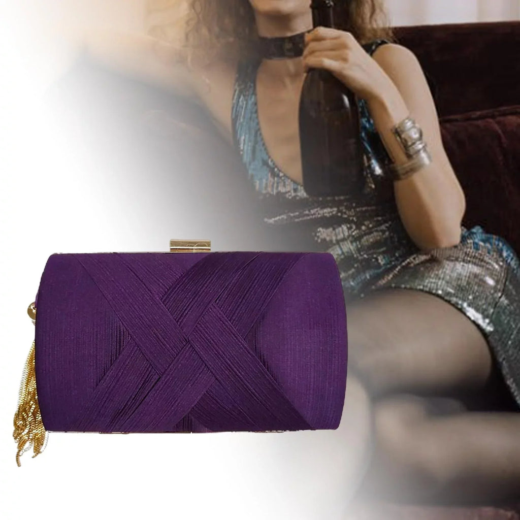 Bag Luxury , Shoulder Women Evening Clutch Purses Bag Tassel Clutch Handbag