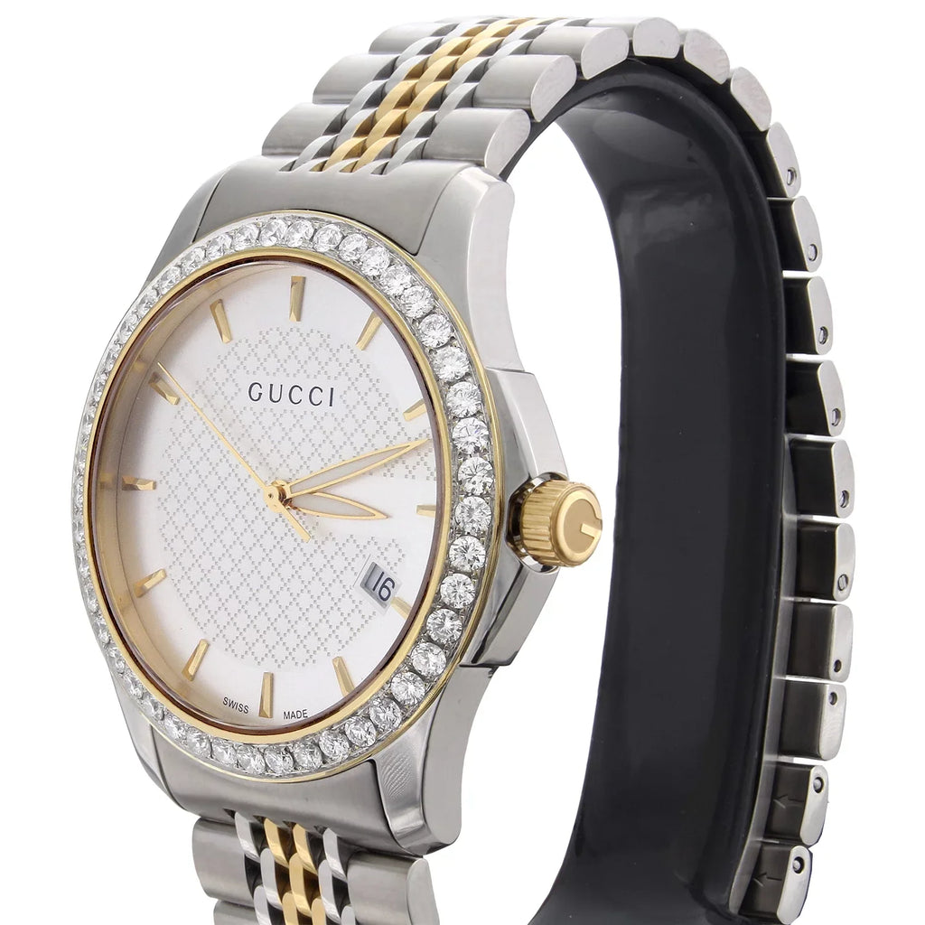 Watch Two Diamond 2 Ya126409 Tone CT. PVD Steel 38mm Yellow S. G-Timeless