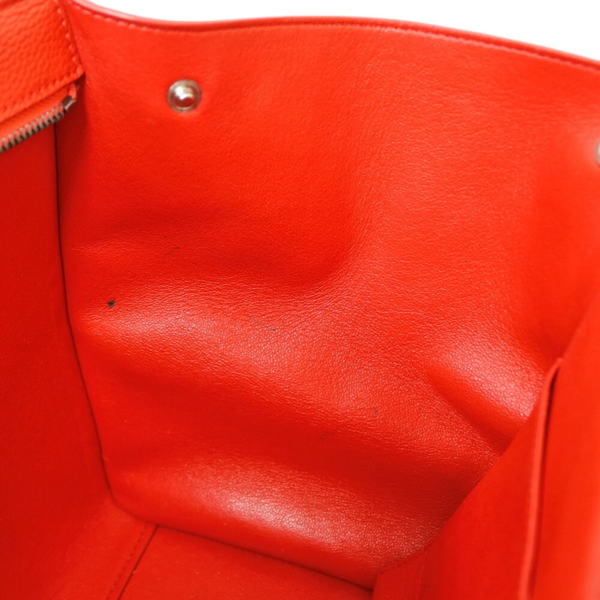 Orange (Fair) CELINE Pre-Owned Leather Celine Women's Trapeze Handbag