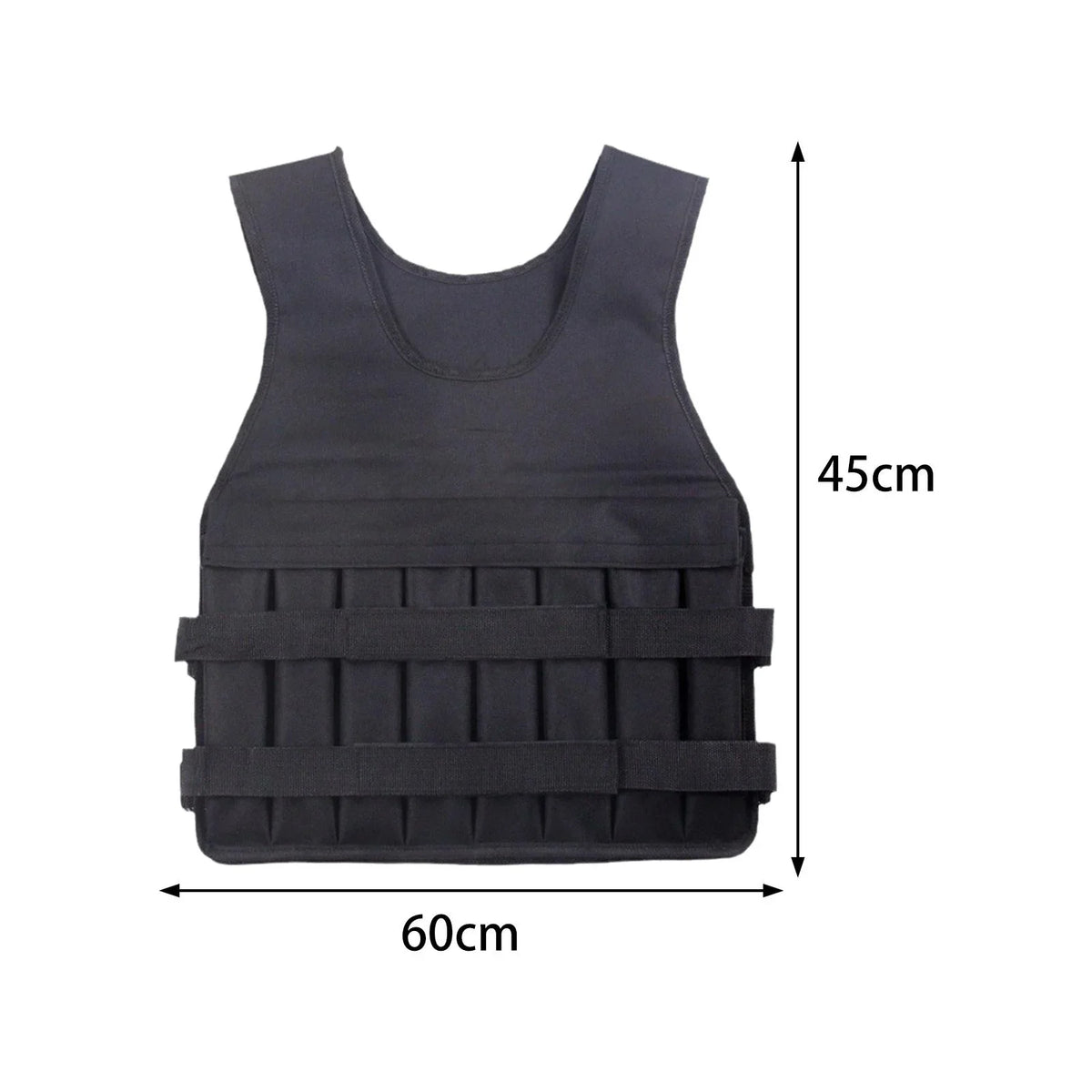 Strength Boxing Vest Loading for Running Training Vest 8 Exercise AMLESO Fitness Body Exercise Pockets Gym Slim Jacket Design Weight