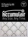 Reduction 14x20x1 Accumulair Titanium Filters Pack) Air (4 Allergen