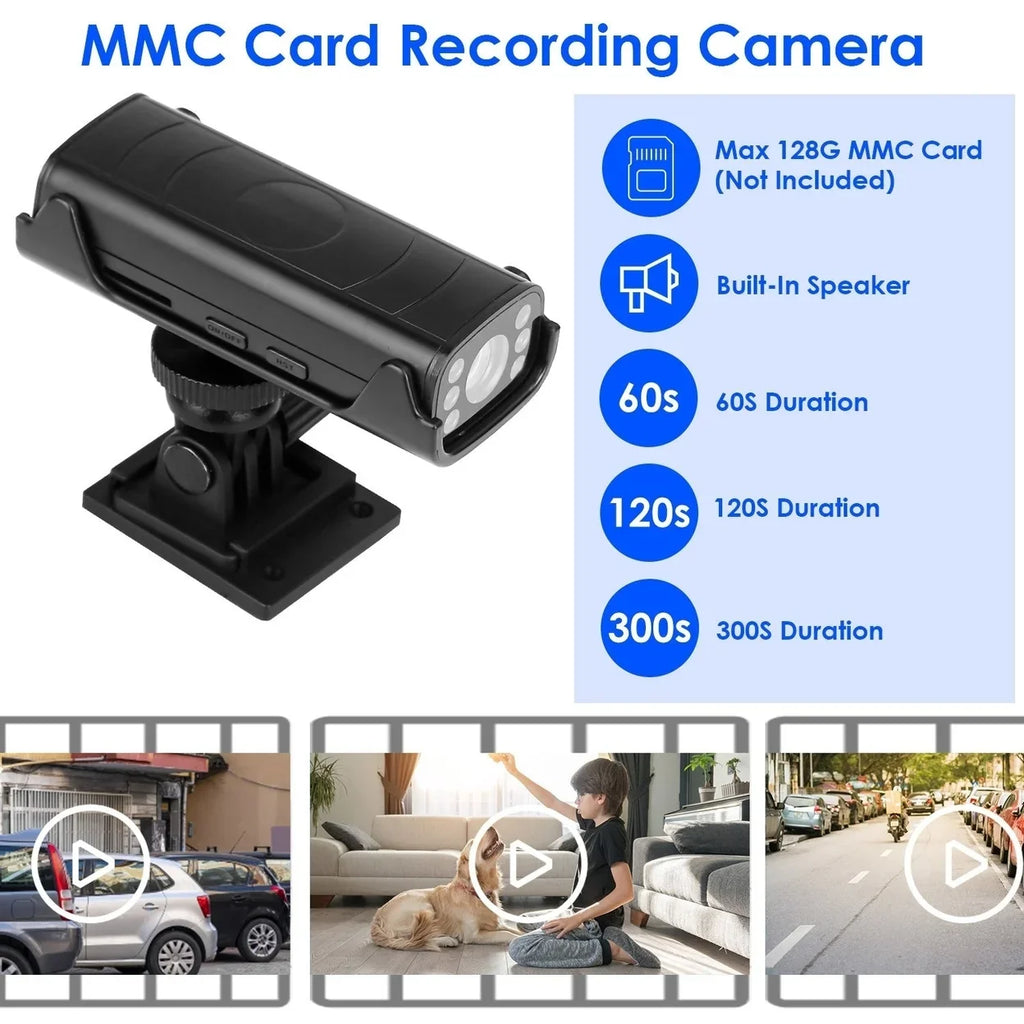 Vision Base Night Rechargeable Camera Camera Wireless Adhesive Guide Hitch Camera Vehicle Reverse Backup with Flexible