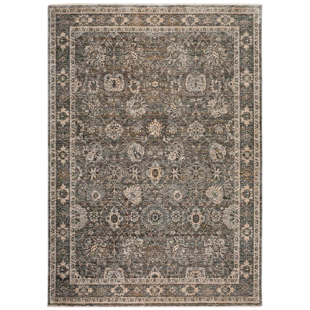 YA5 Yarra Rug 3' Pewter x Rugs 5' Dalyn