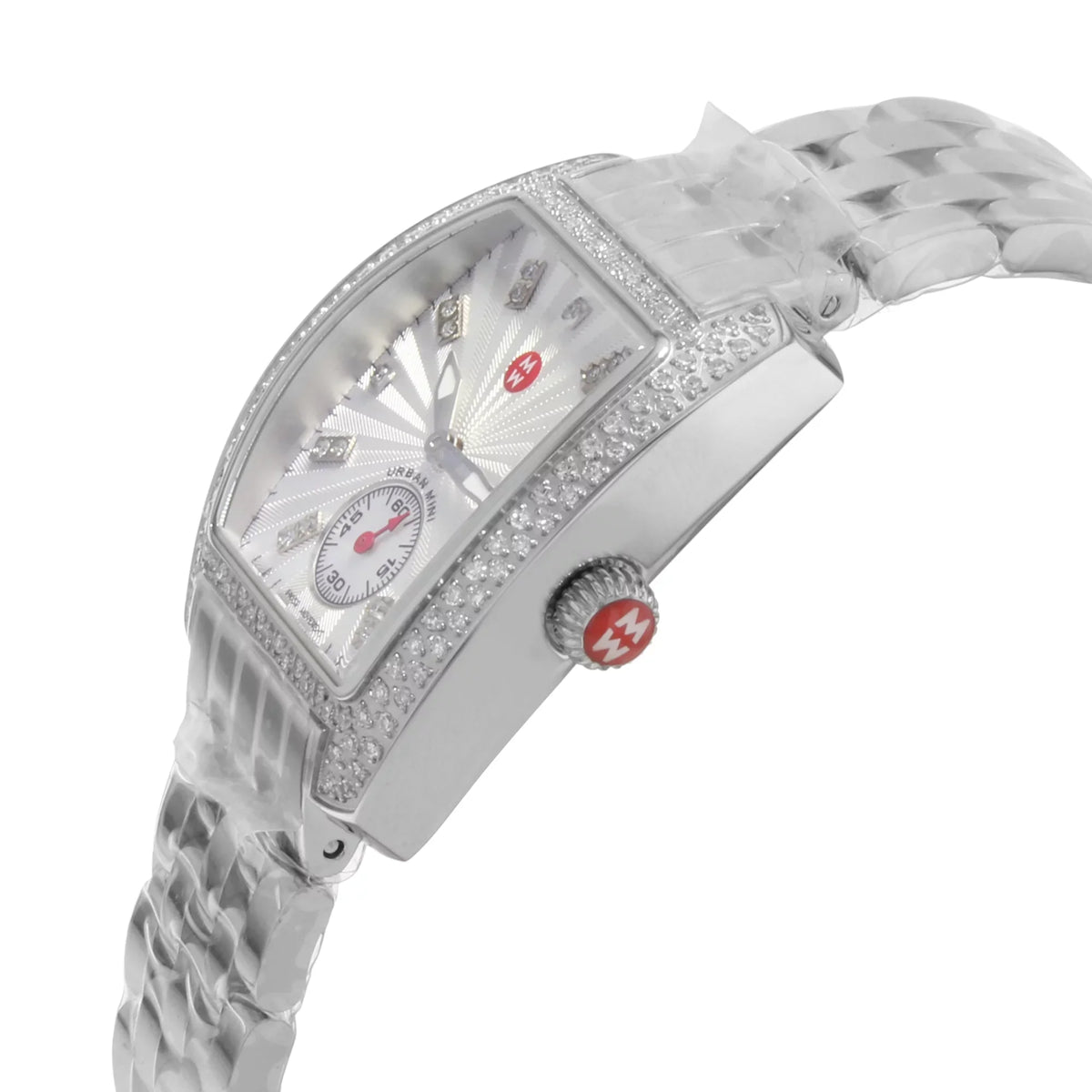 Ladies Michele Diamond Silver MWW02A000508 Watch Dial Urban Mini