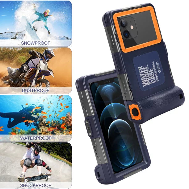 Case Video LCD Waterproof UrbanX 16 Protective Swimming Lanyard Photo all Professional to Inch Up [15m/50ft] Phones 6.9 Meizu Housing with And for Snorkeling Surfing Diving Underwater