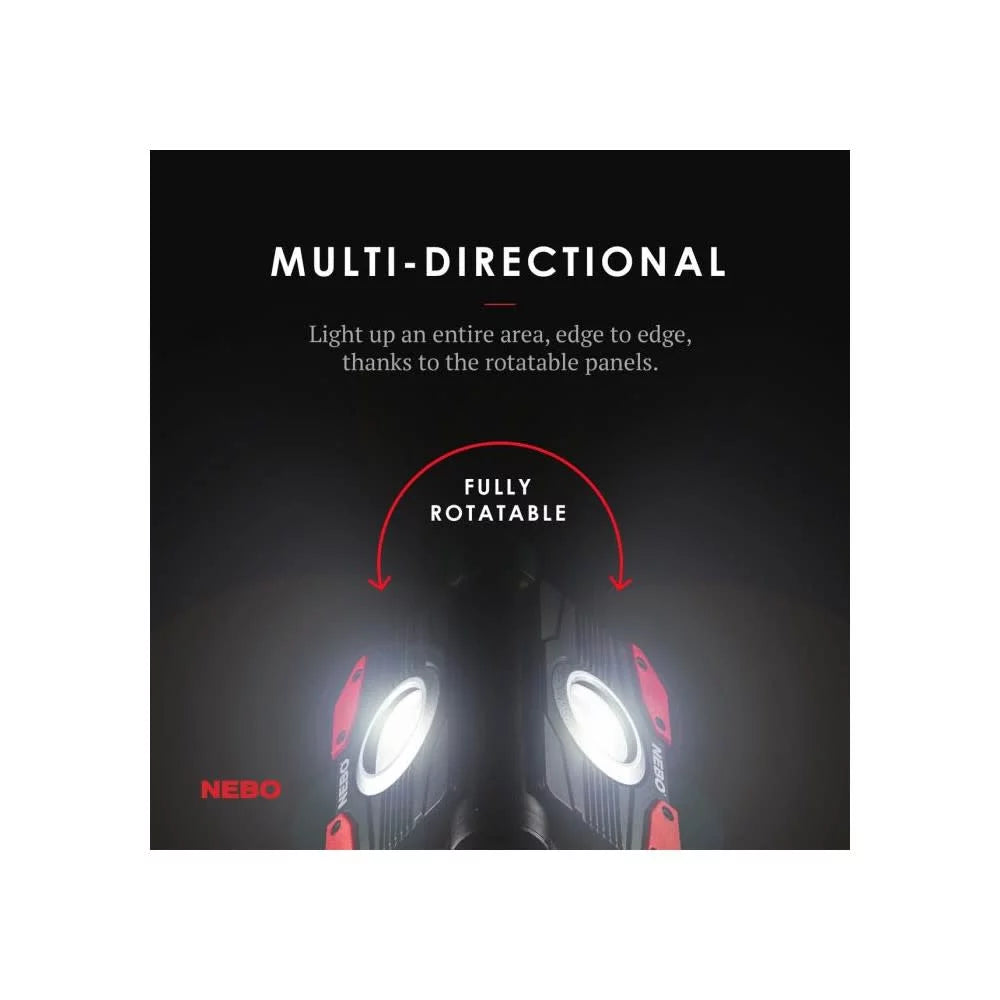 COB Work Lumen Rechargeable NEBO Omni Light 2,000 Handheld Black LED