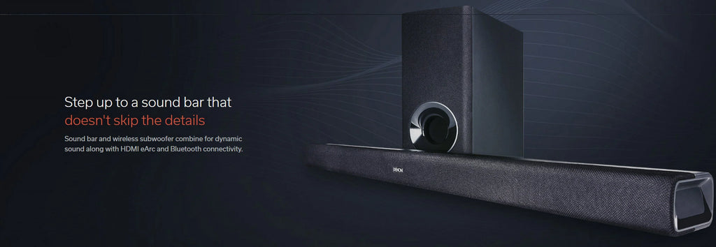 Bar (2020) Subwoofer Additional DHT-S316 Year Sound Protection Denon Extended Bluetooth with 1 Amber an and