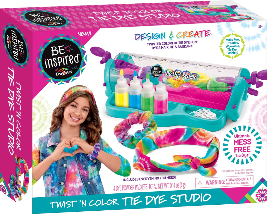 up Color Inspired & Dye Twist Cra-Z-Art and Studio, Be 8 Unisex Tie Ages