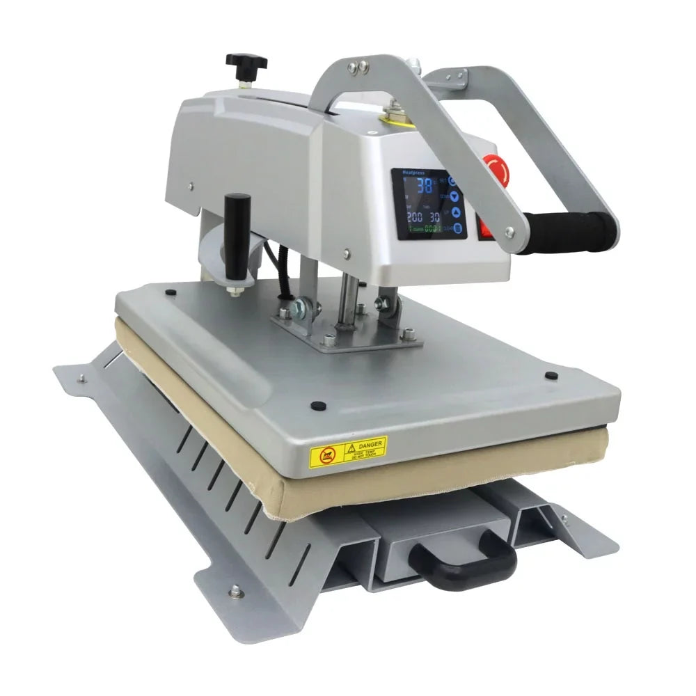 Transfer INTBUYING Sublimation Semi-Auto 16x20in Heat Magnetic Press Machine Heat T-Shirt Printing