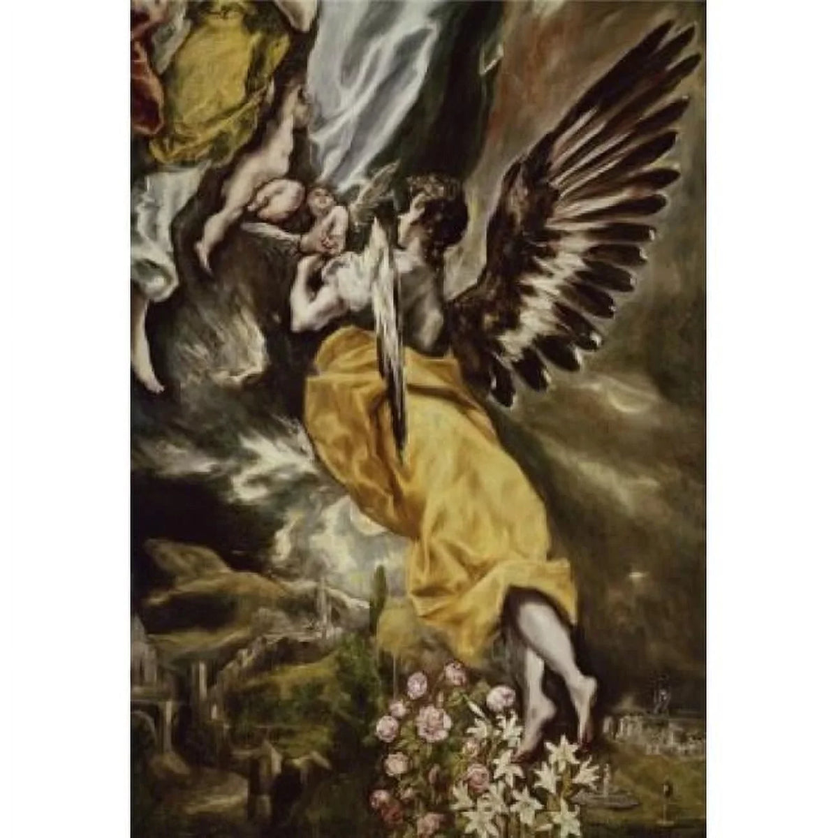 Greek 18 of - Assumption 24 in. the Virgin Cruz El Greco Poster Santa Detail Print Toledo x 1541-1614 Iglesia