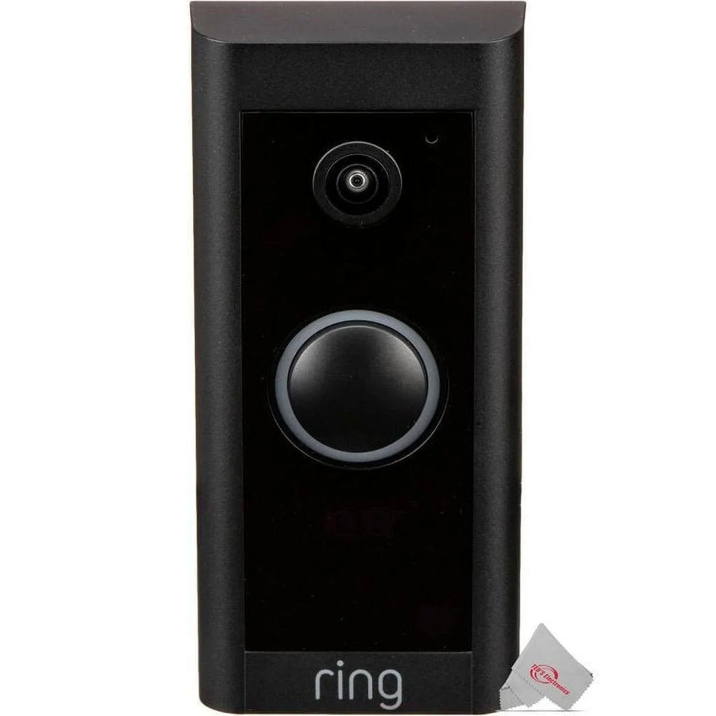 HD 1080p Black 2x Wired Video Doorbell