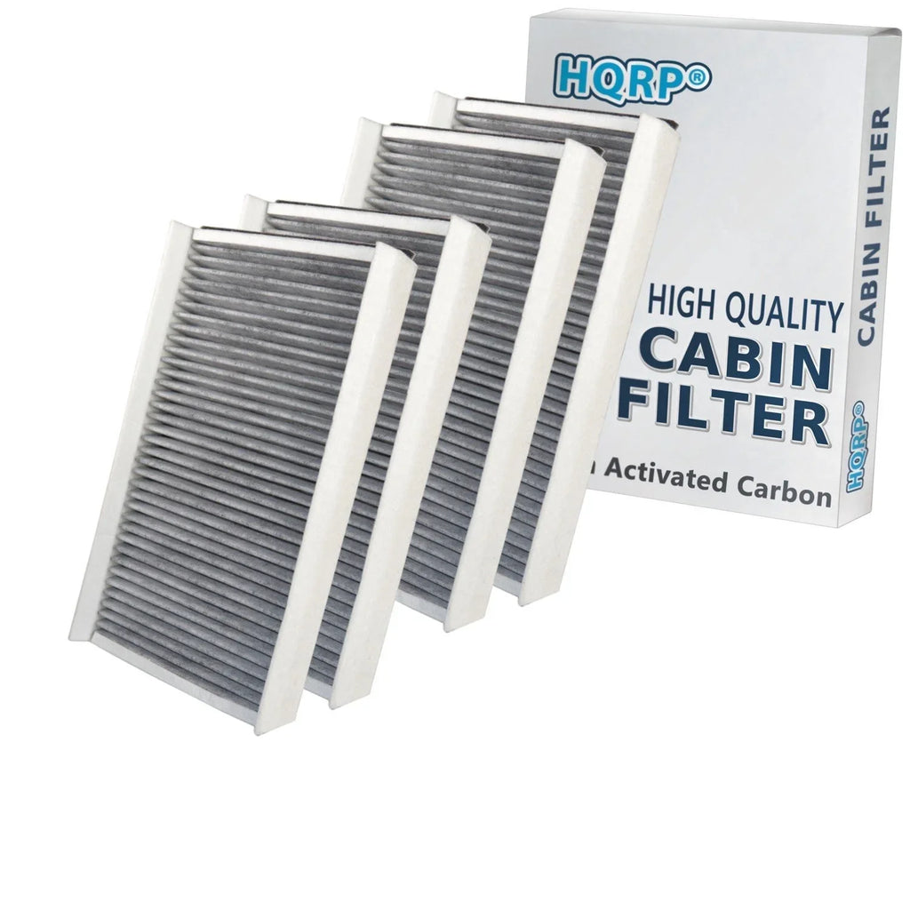 HQRP Replacement A/C Cabin Carbon FRAM 4-Pack for CF10103 Air Filters