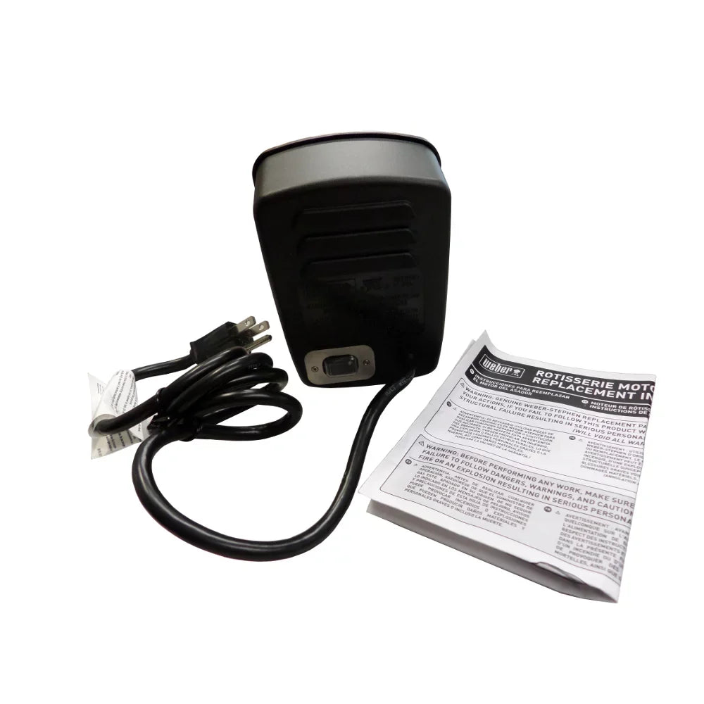 Weber and Motor 65579 Grills Spirit Burner Spit Genesis and 2 Weber Replacement for 3 w/Cord