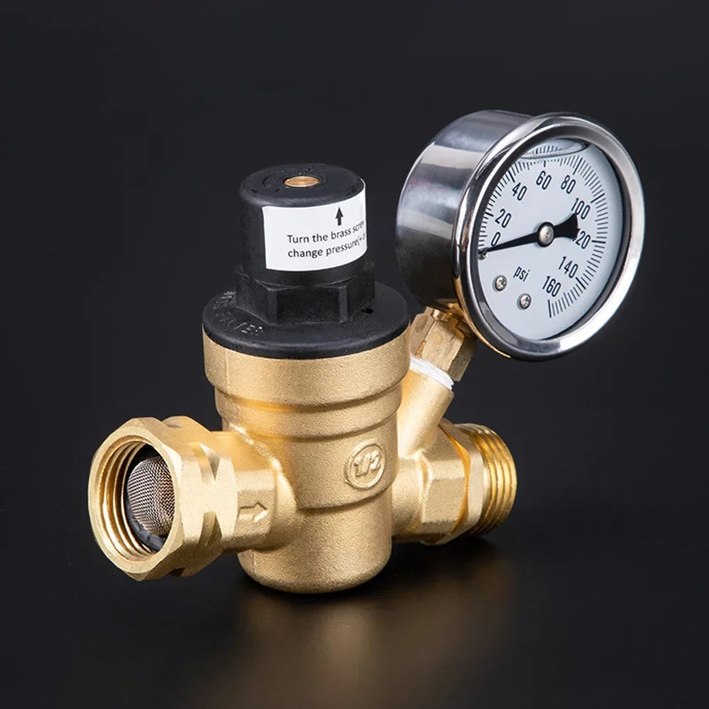 Inlet Screened Valve,Reducer 0-160psi And And liquid Inlet -free Brass Brass Valve -free liquid Pressure Andoer Screened With Huiop Filter 0-160psi Inlet And 0-160psi Adjustable Brass With Valve