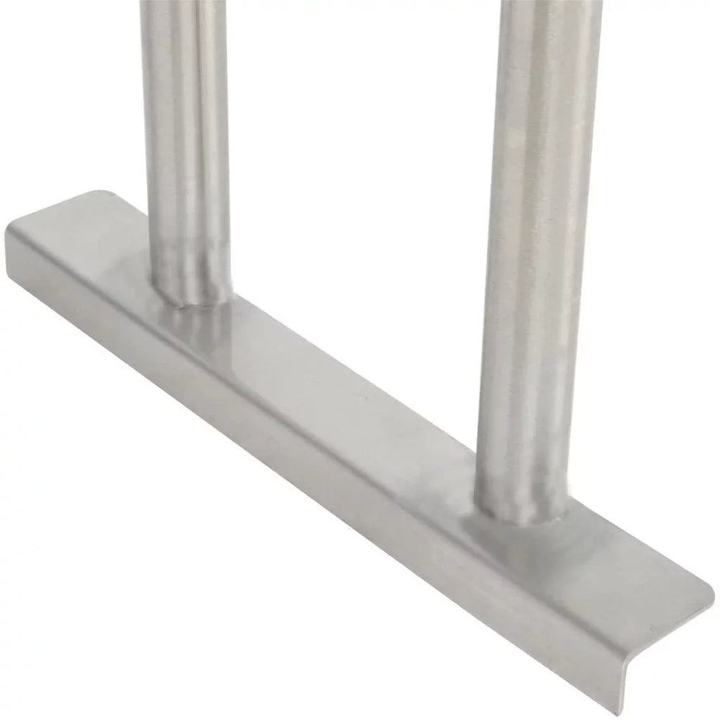 Shelving Two 30" Metal Table With Overshelf Tier | 12" 48" Steel Shelves Double Combo x Wide Work Stainless Kitchen Prep | & Table