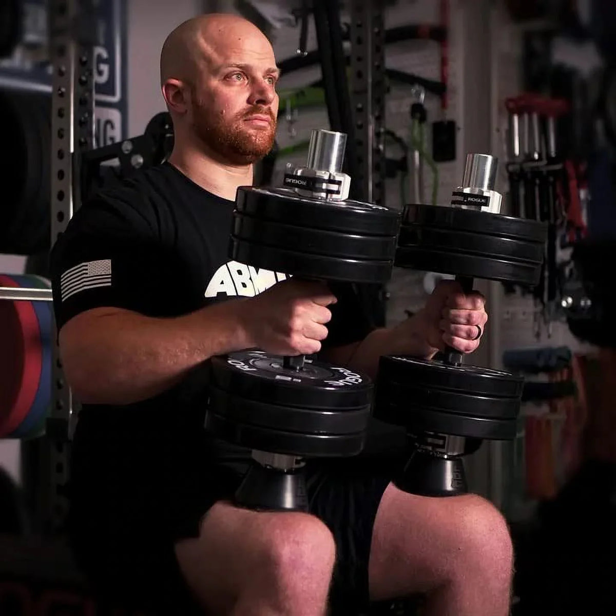 Loadable in gym Dumbbell strength home weightlifting Cushions for or gain padded protection at