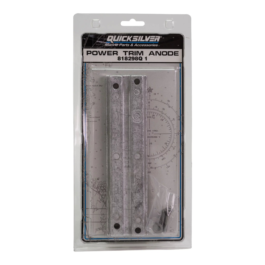 Aluminum Quicksilver Anode Trim 1 818298Q Power