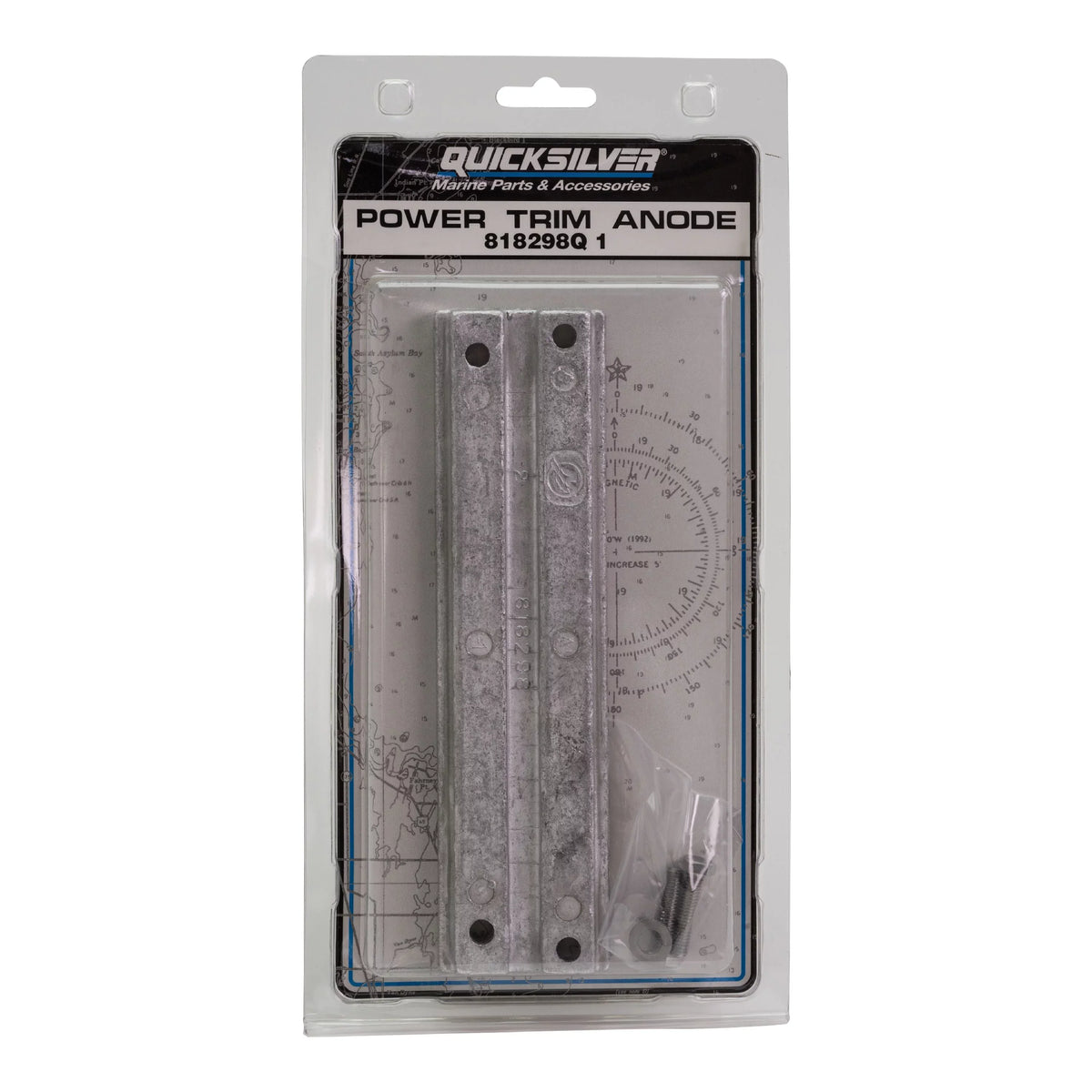 Aluminum Quicksilver Anode Trim 1 818298Q Power