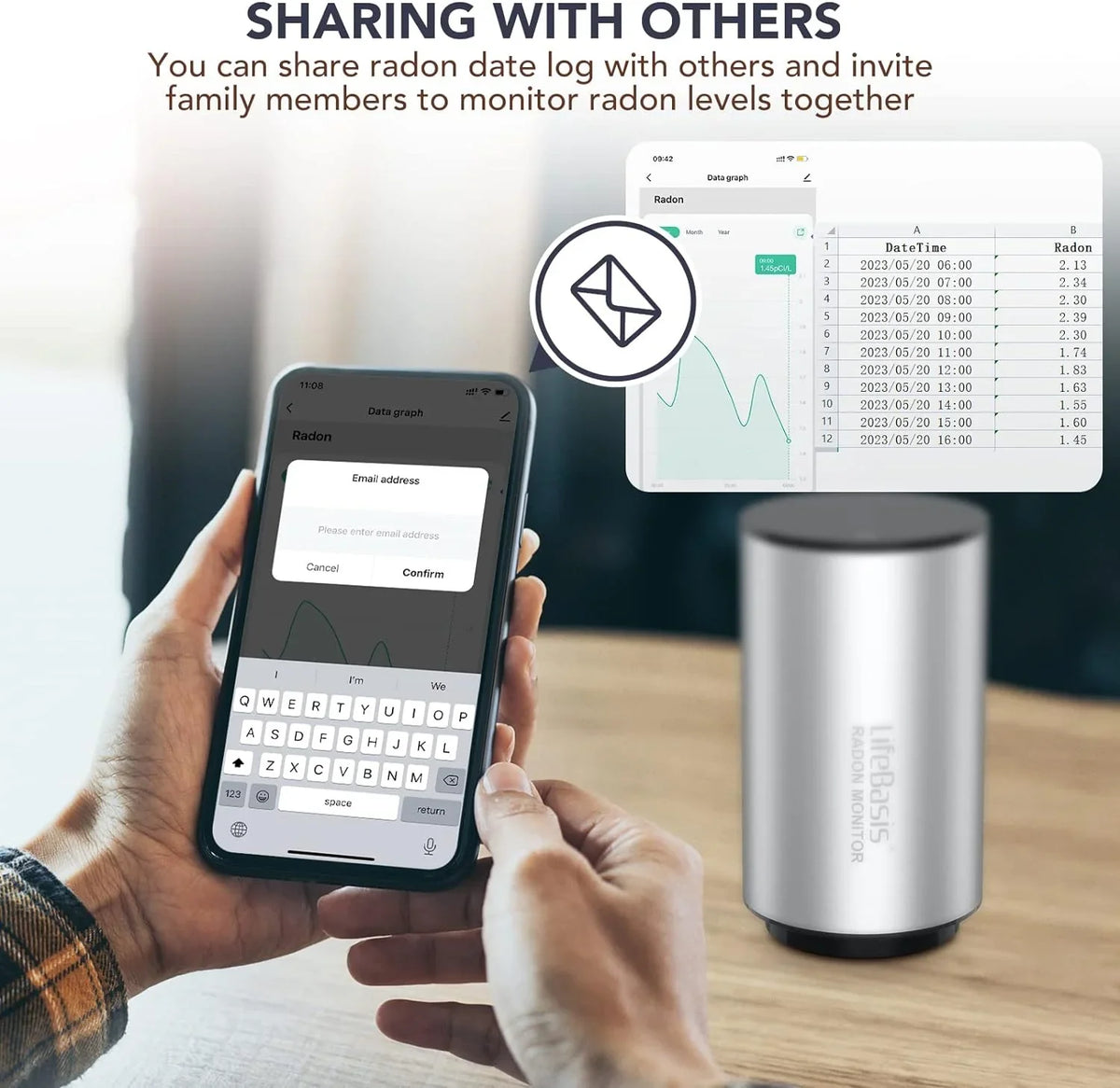 Capture Detector Radon Smart Home Levels of Monitor for Fast Radon Basis Life Fluctuating