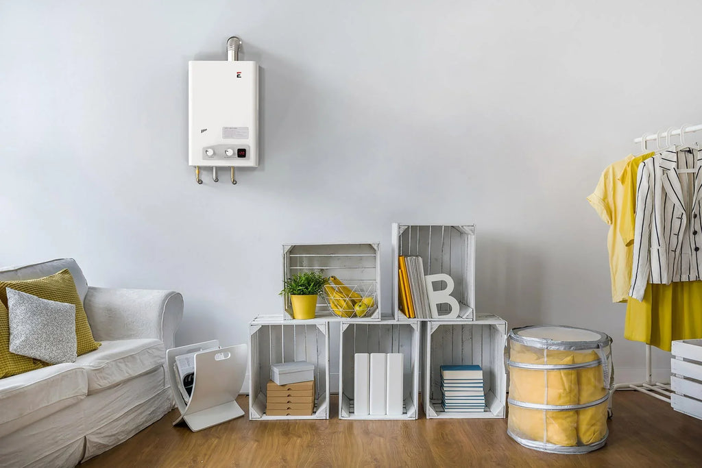 Tankless Natural Indoor Gas Forced liquid FVI12-NG Eccotemp Vent Heater