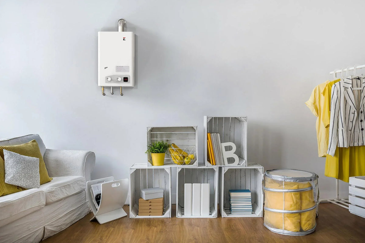 Tankless Natural Indoor Gas Forced liquid FVI12-NG Eccotemp Vent Heater