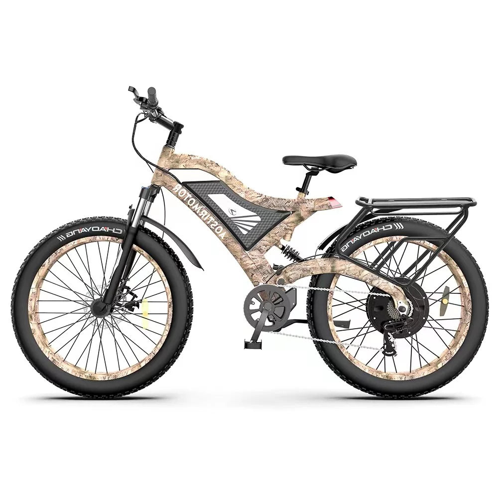 26" Electric Lithium Bike Removable Fat 15AH 1500W 48V Battery AOSTIRMOTOR S18-1500W Adults for Tire