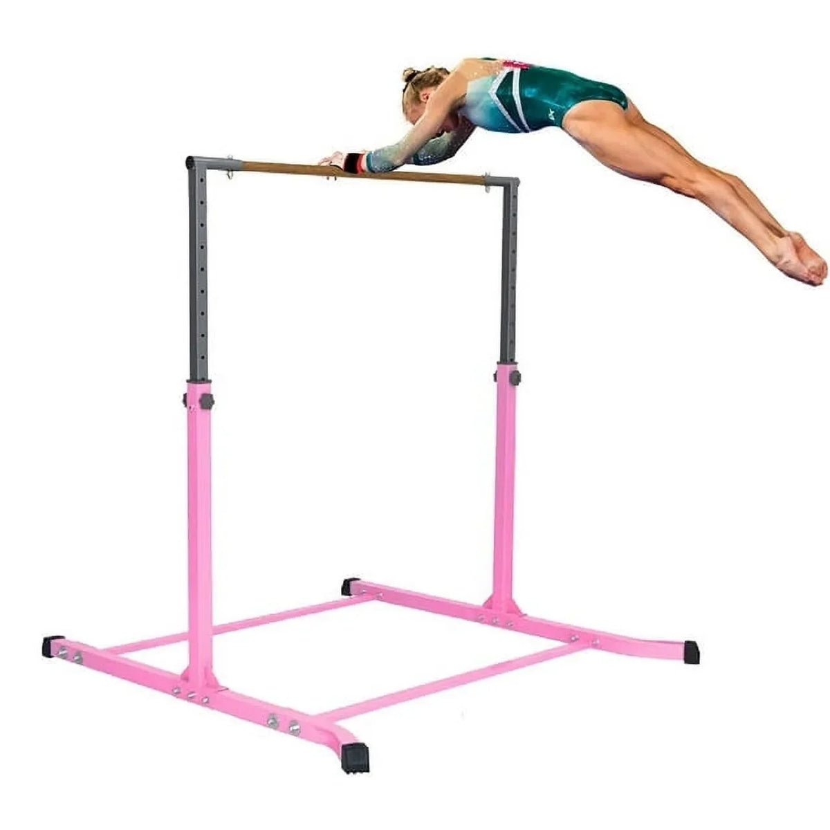 Kip Bar: Training, Star-TD Gym Adjustable Gymnastics FT, 5 Heavy Junior Home Equipment Duty, 3-5 Pink