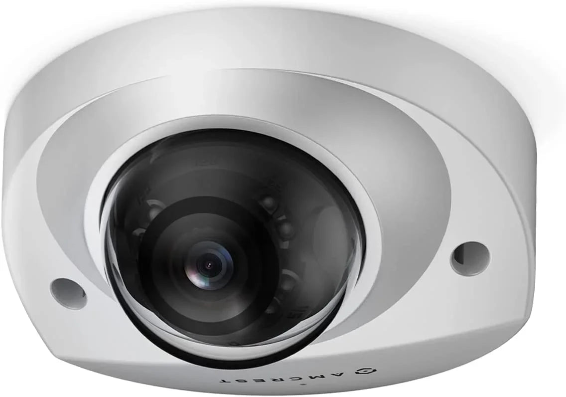 Wedge Night Built-in AI Perimeter 130° Camera IP IP5M-W1150EW-AI Vehicle Camera, Security Protection, exterior, Vision, & 98ft IP 5MP@20fps Detection, Human FOV, Amcrest Microphone, PoE 5-Megapixel