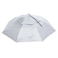 Head OD with Silver Strip, Sun Rain Oxford Uxcell Umbrella 37.4" Folding Fabric Hat, Layer Cap Double