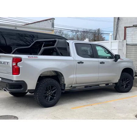 Ram F-150 Cargo Sierra 1500 Roll KOJEM Chevrolet Ram Rack 1500 Bed Head Bar for 07-22 Sport Black Dodge Tundra Silverado 1500 1500 GMC 04-22 Toyota
