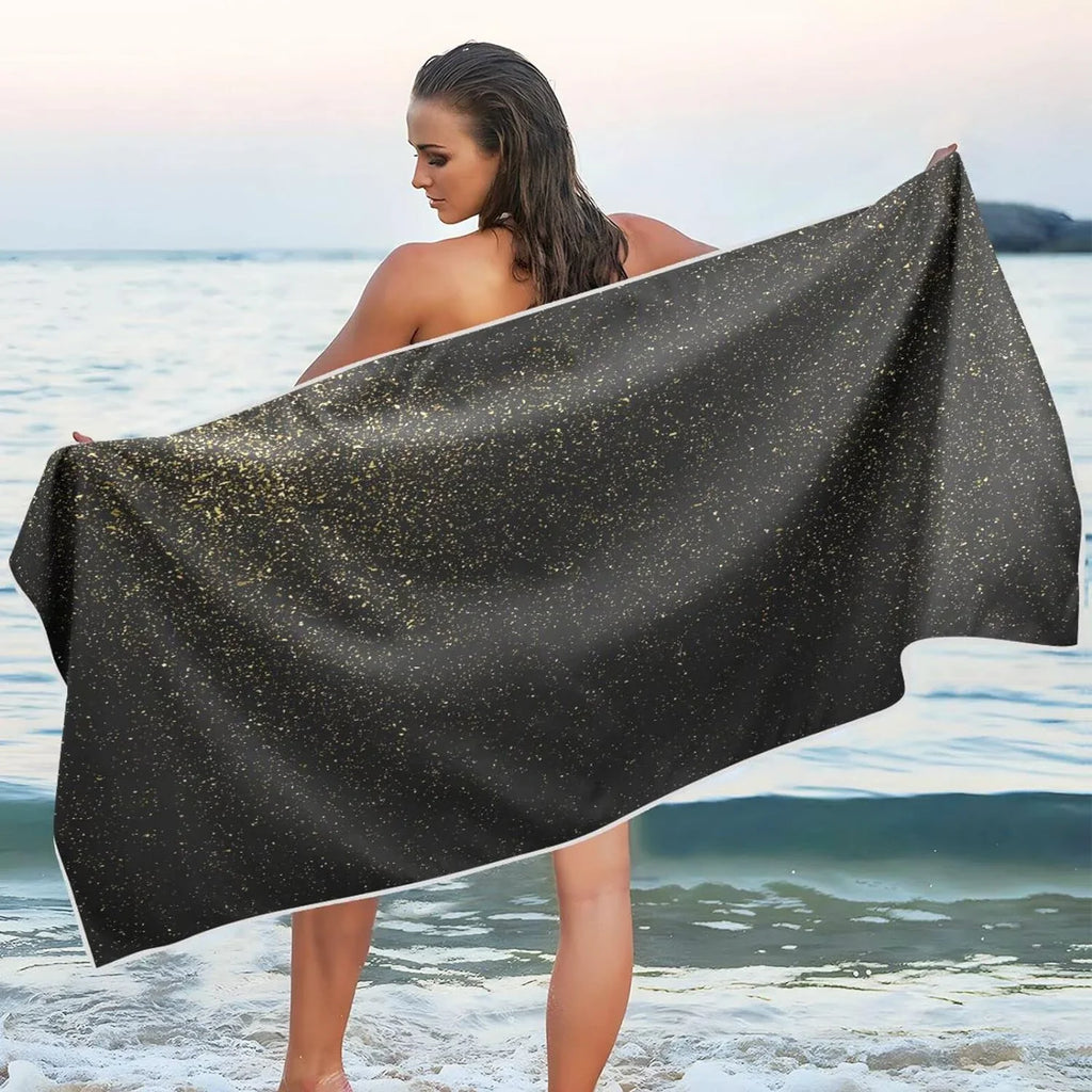 Glitter Absorbent Holiday（72） Bestwell Towels - Swimming Oversized Lightweight Texture Travel Super Compact Dry Camping Beach - Towel Towel Quick for
